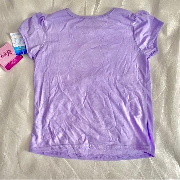 Disney Princess Lavender Sleep Shirt Size 7/8 - Picture 5 of 5